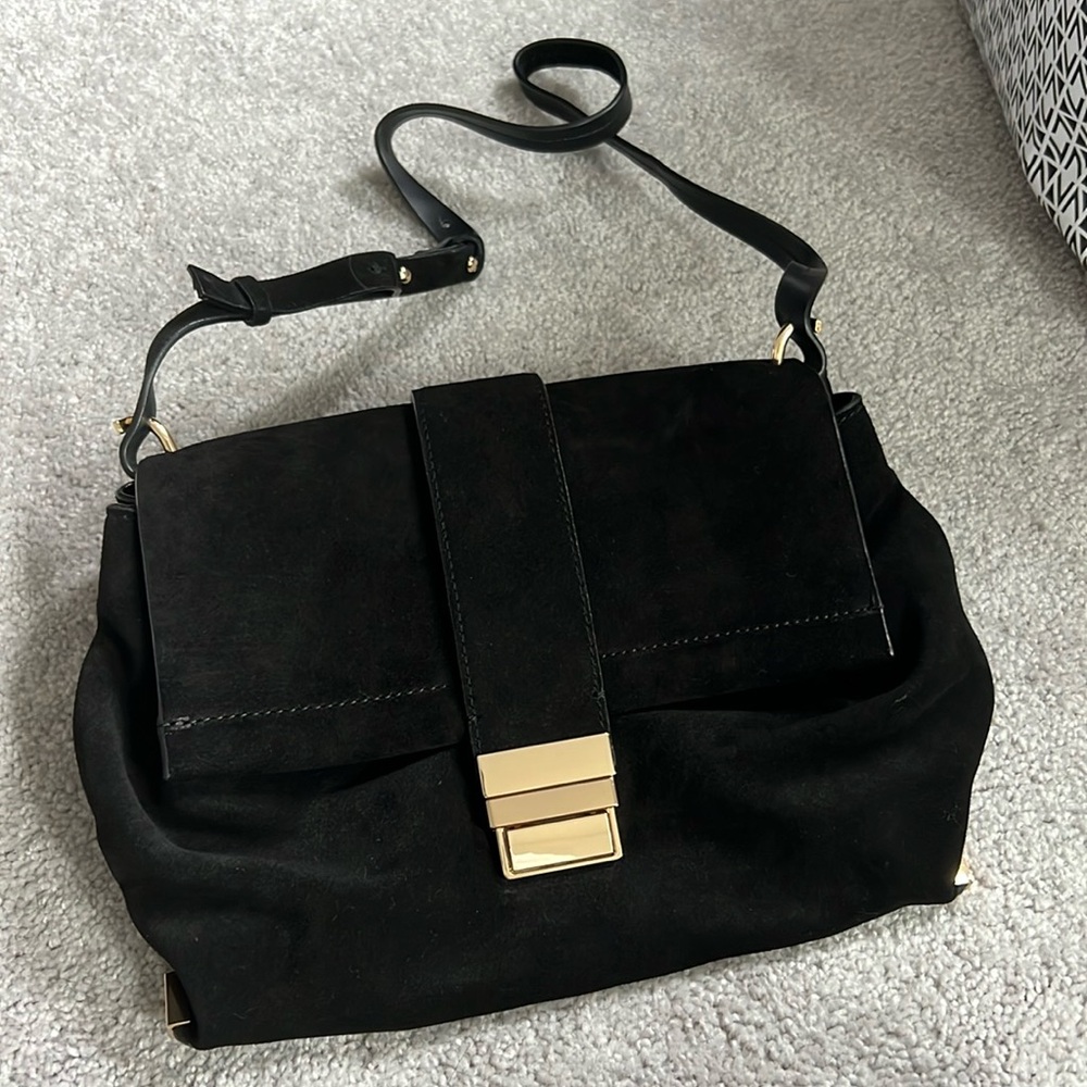New, never worn suede purse bought at Zara